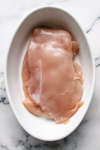 Step 1. pound the chicken breasts to thin cuts