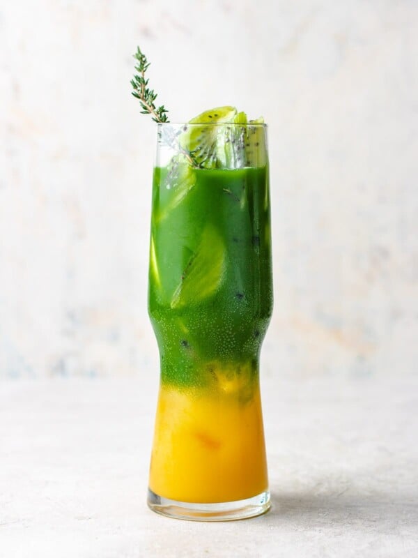 A cover image for the Iced matcha mango tea recipe