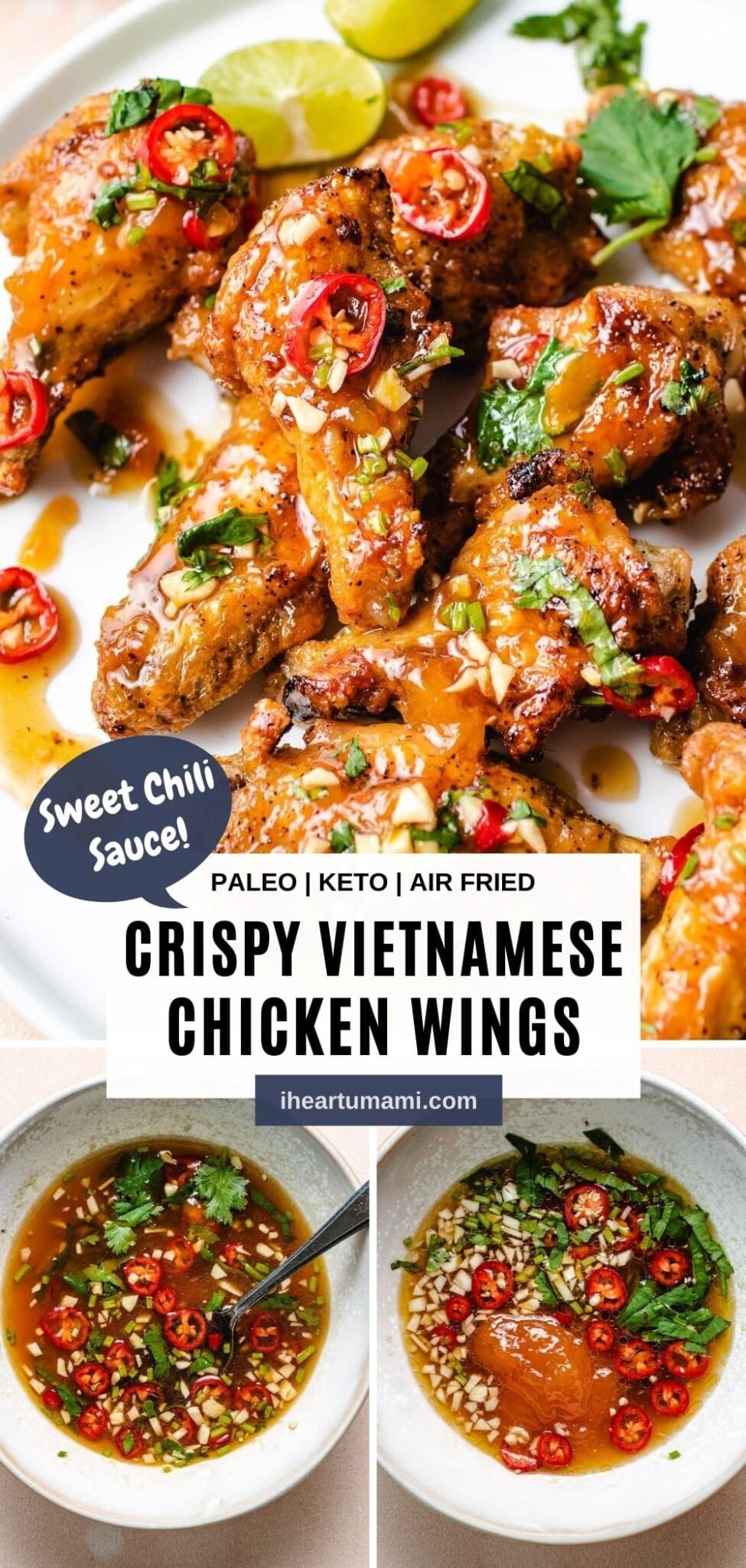 Vietnamese Fish Sauce Chicken Wings (Air fried) I Heart Umami®