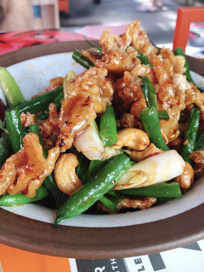 PaaDee's Thai Chicken Stir-Fry with Cashews and green beans