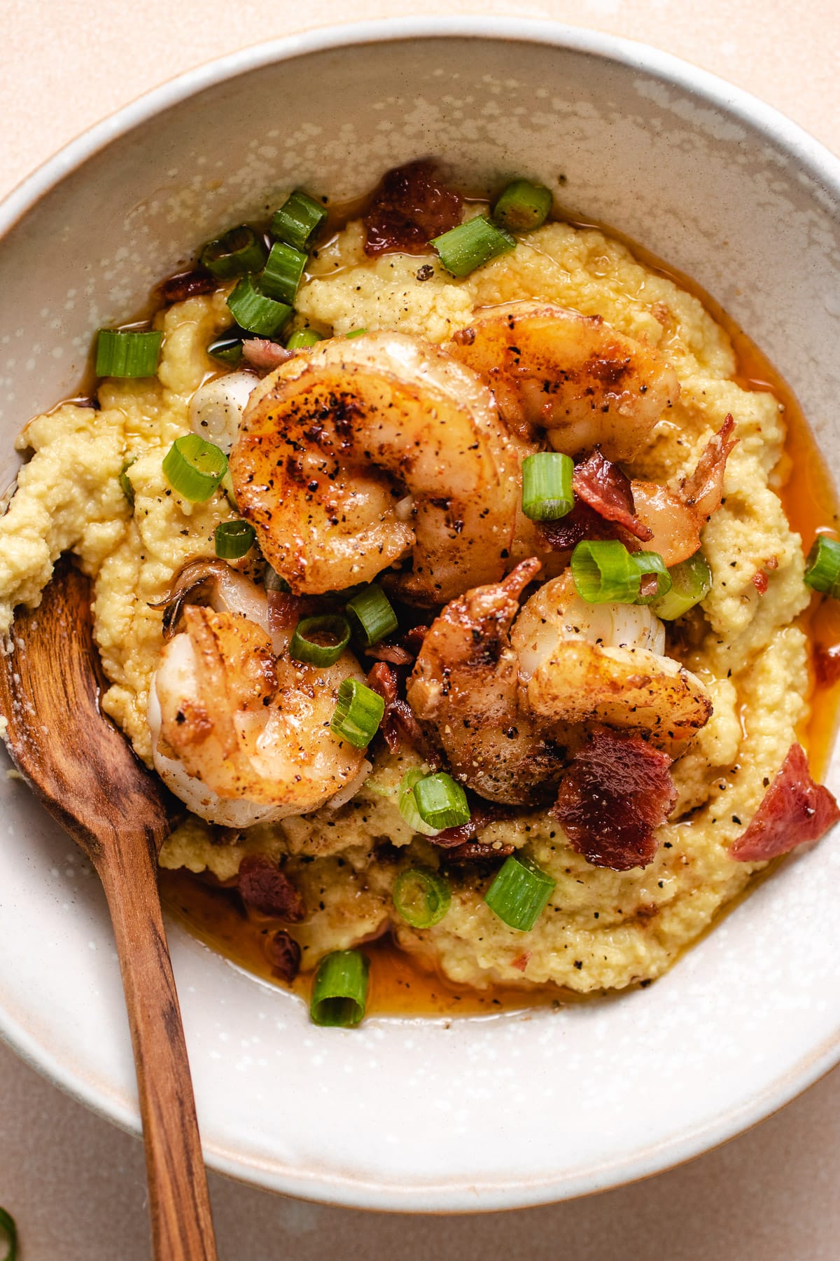 Shrimp And Grits With Bacon