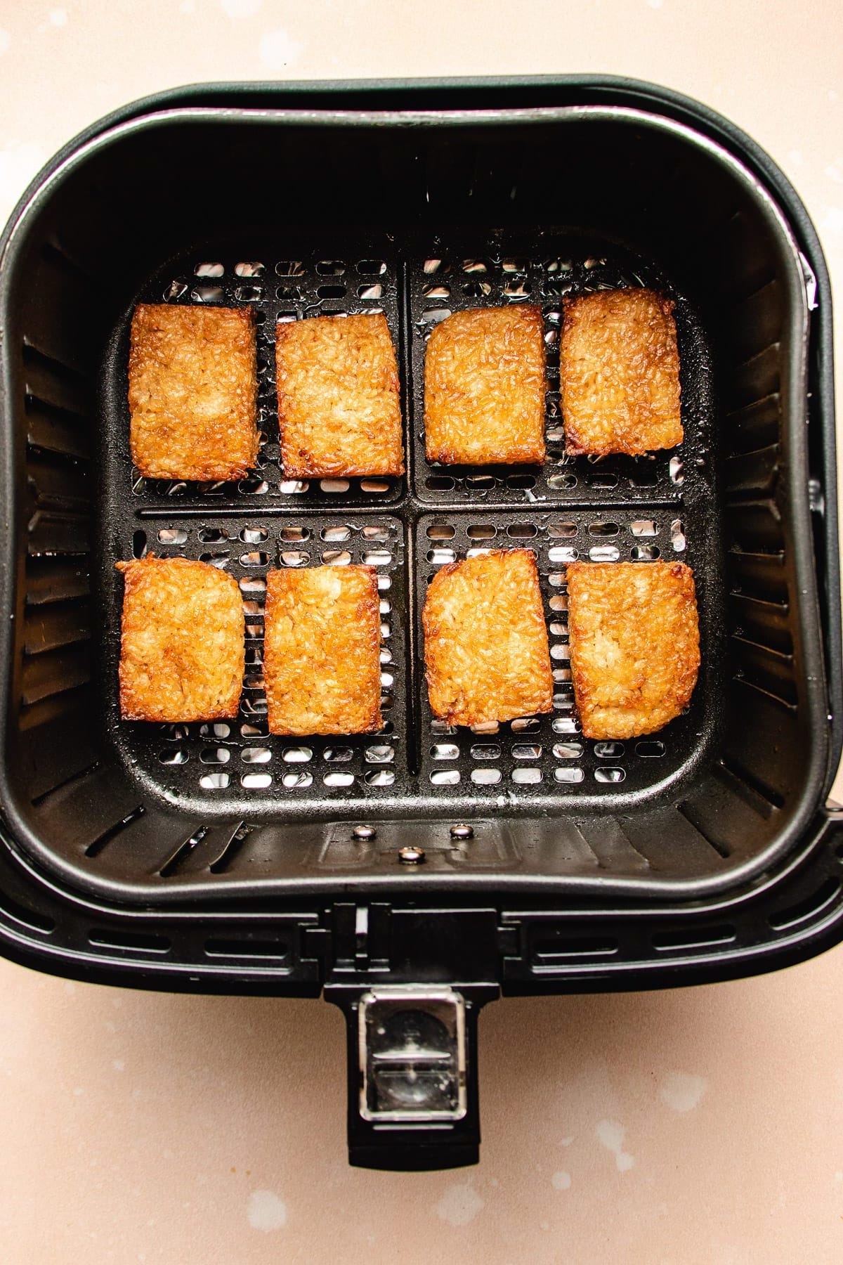 Crispy rice sushi smoked salmon air fry stovetop i heart umami 