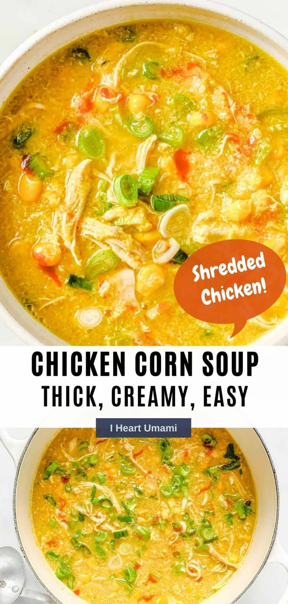 Chicken Corn Soup (Delicious, Easy, Healthy) I Heart Umami®