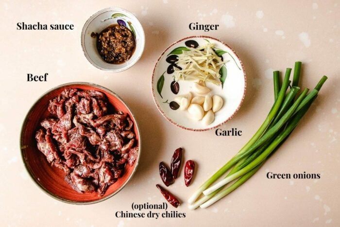 Photo shows ingredients needed to make the dish