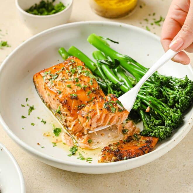Air Fryer Salmon With Dijon Mustard I Heart Umami®