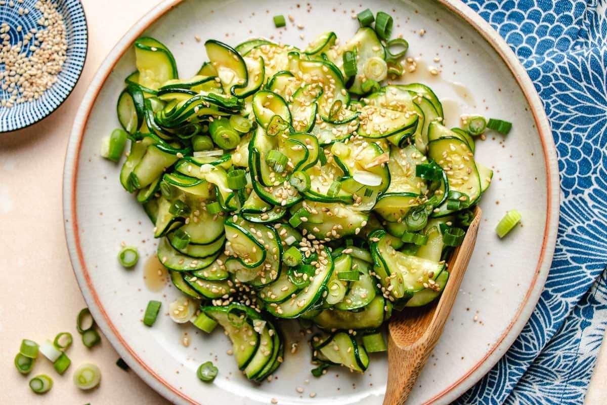 Korean Zucchini Side Dish (easy & crunchy) I Heart Umami