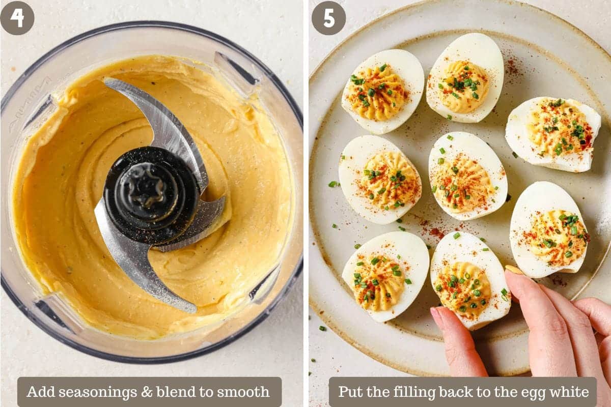 Air Fryer Deviled Eggs (extra creamy filling) I Heart Umami®