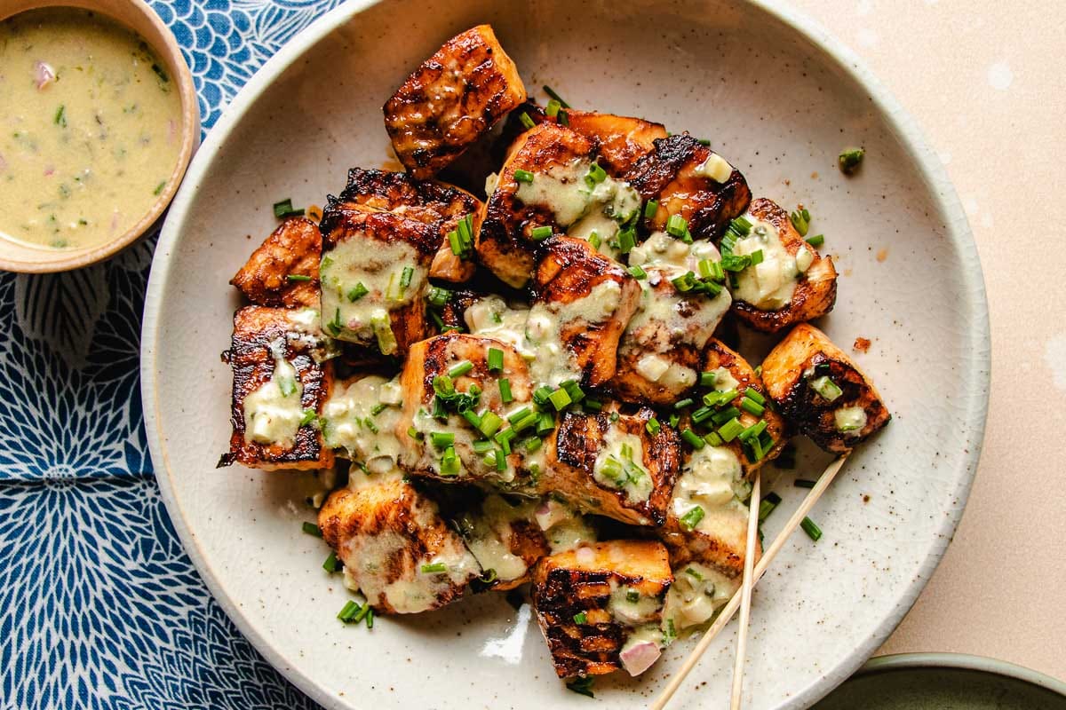 Air Fryer Salmon Bites - The Wooden Skillet