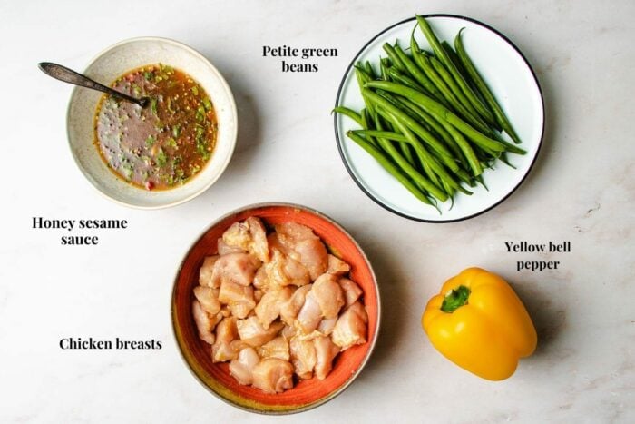 Ingredients needed to make the dish