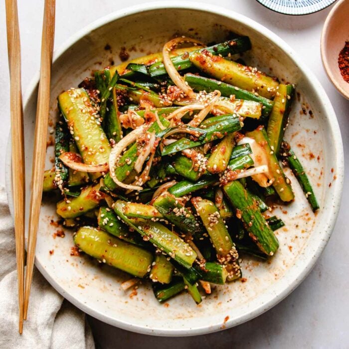 Easy Cucumber Kimchi (Oi Kimchi) | I Heart Umami®