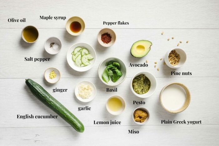Ingredients needed to make this soup