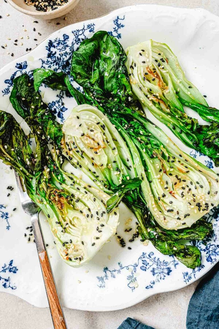 Air Fryer Bok Choy (healthy, easy)| I Heart Umami®