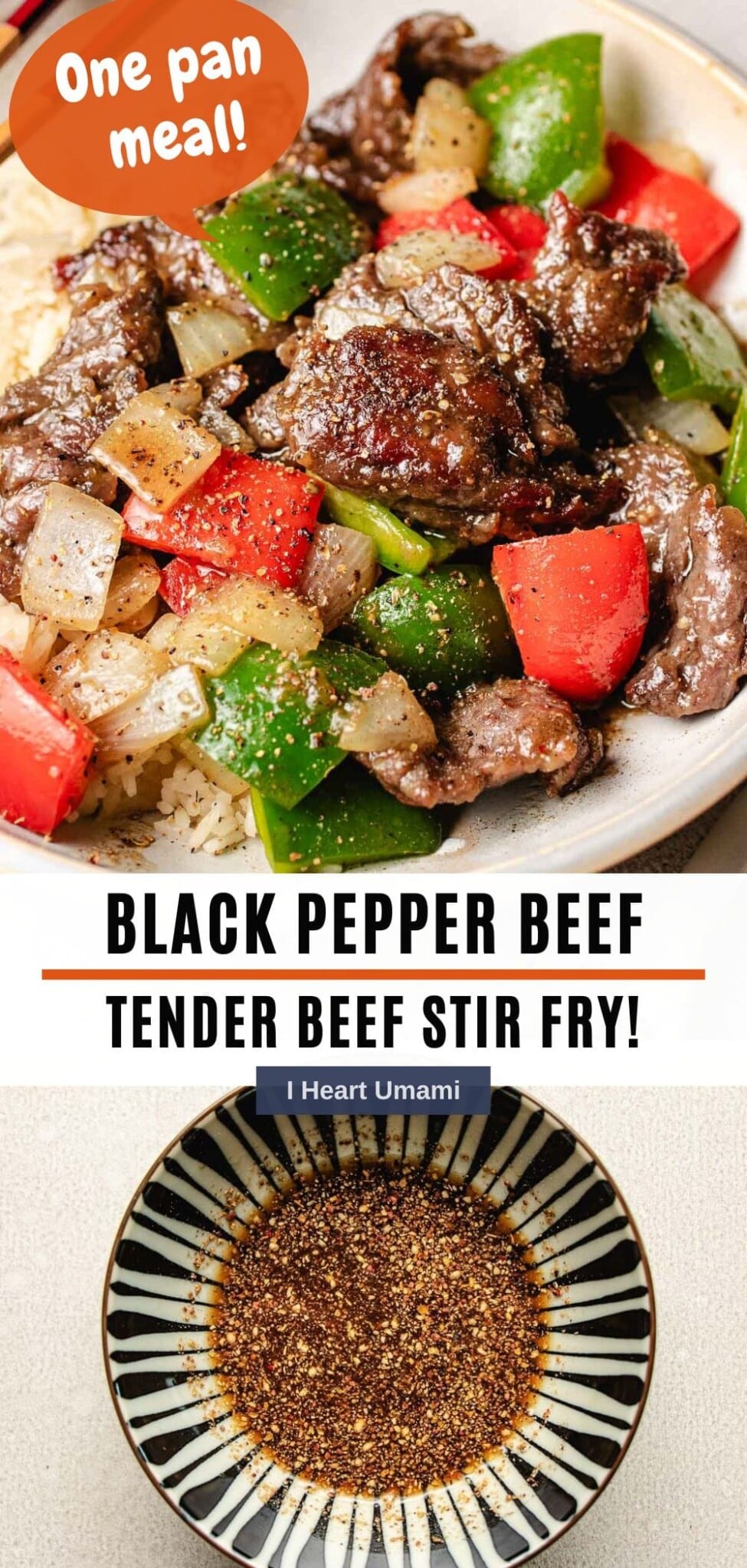 Black Pepper Beef (黑胡椒牛肉) I Heart Umami®