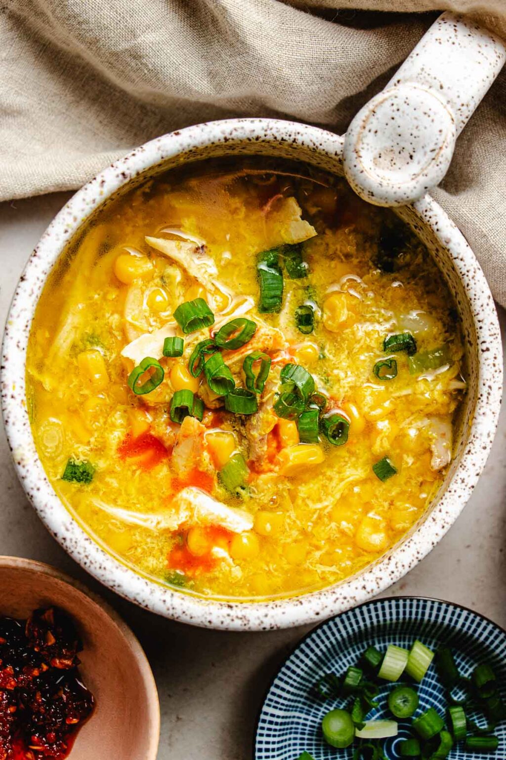 Chinese Chicken Corn Egg Drop Soup I Heart Umami