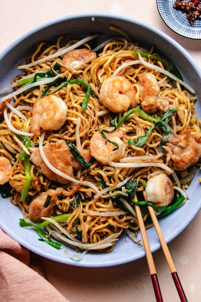 House Special Chow Mein (with chicken and shrimp)