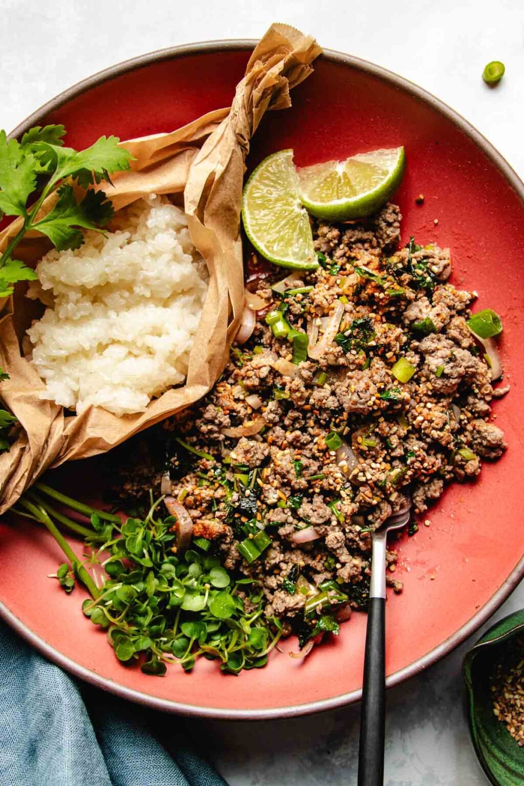 Beef Larb (Thai beef salad - Laab Neua)