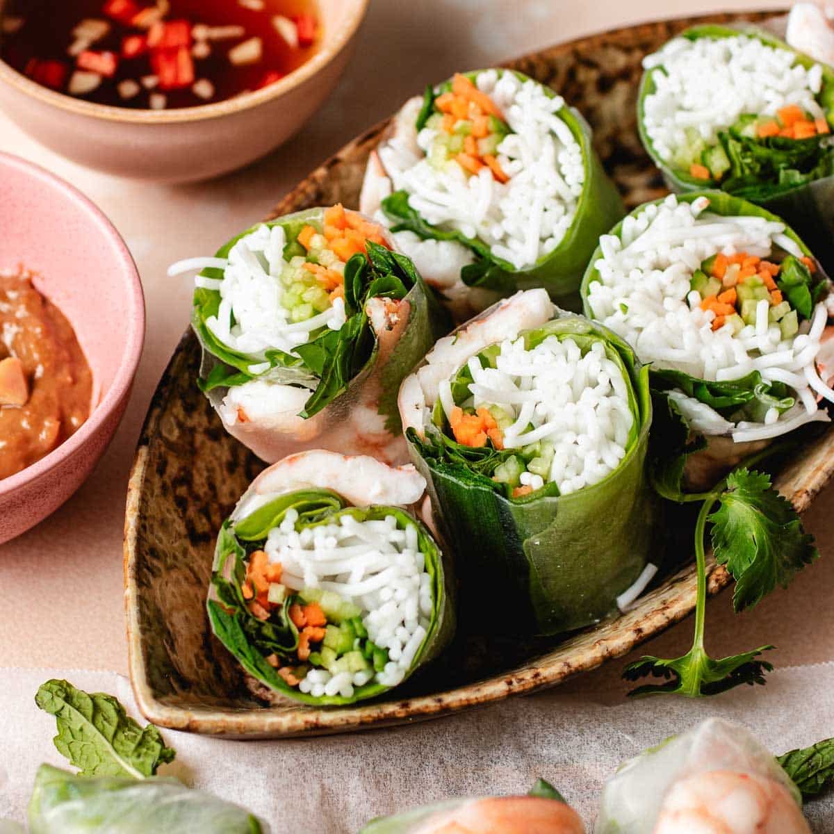 Shrimp summer rolls recipe-image
