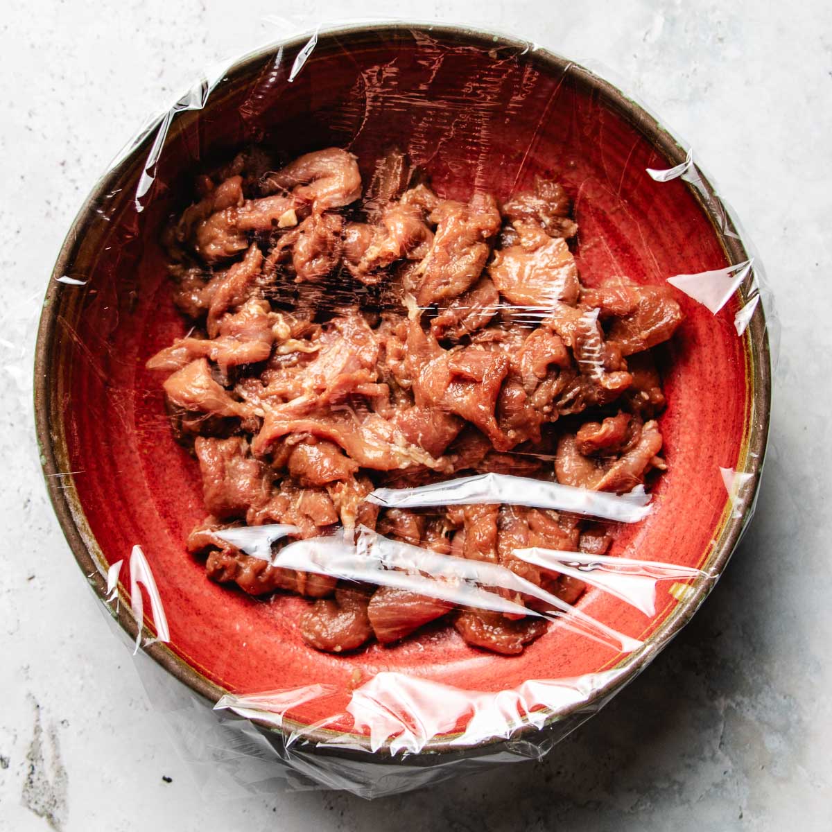 How to velvet pork for stir fry-image