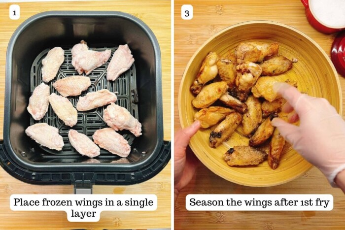 Frozen Chicken Wings In Air Fryer (crispy, no thaw) | I Heart Umami&reg;