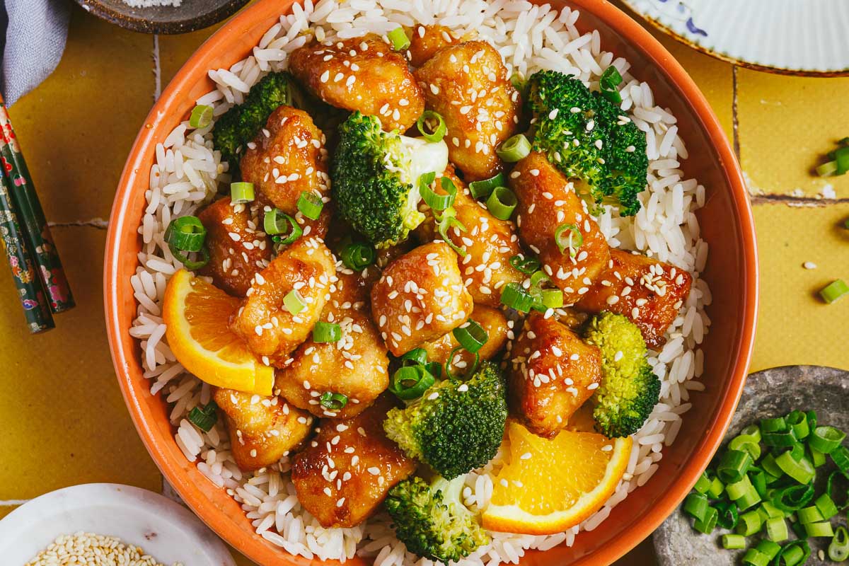 Air Fryer Orange Chicken (easy, fresh, crisp) | I Heart Umami®